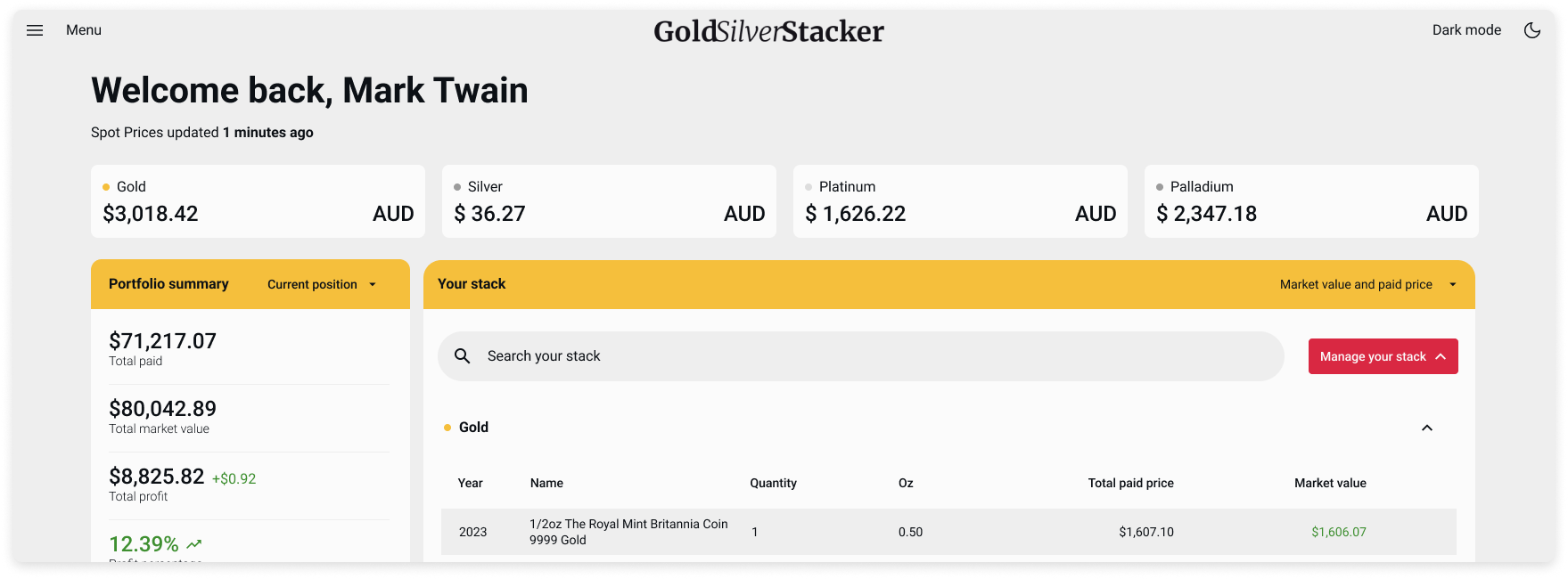 How GoldSilverStacker Was Created: A Story of Innovation and Convenience