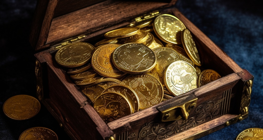gold-silver-in-a-treasure-box